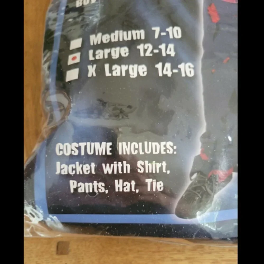 SPIRIT Un-dead Officer Costume Sz. Large 12-14 Gently Used